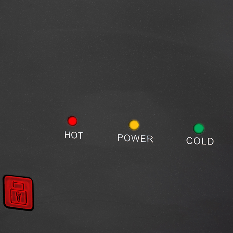 detail of YR-2506/YLR-2506/YLR-2506Y موزع مياه عمودي أسود بارد/ساخن/درجة حرارة عادية