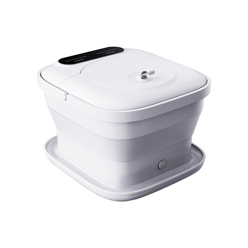 حمام قدم قابل للطي باللون الأبيض Z-2301J1